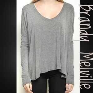 Brandy Melville JK 18 Gray Tunic Sweater